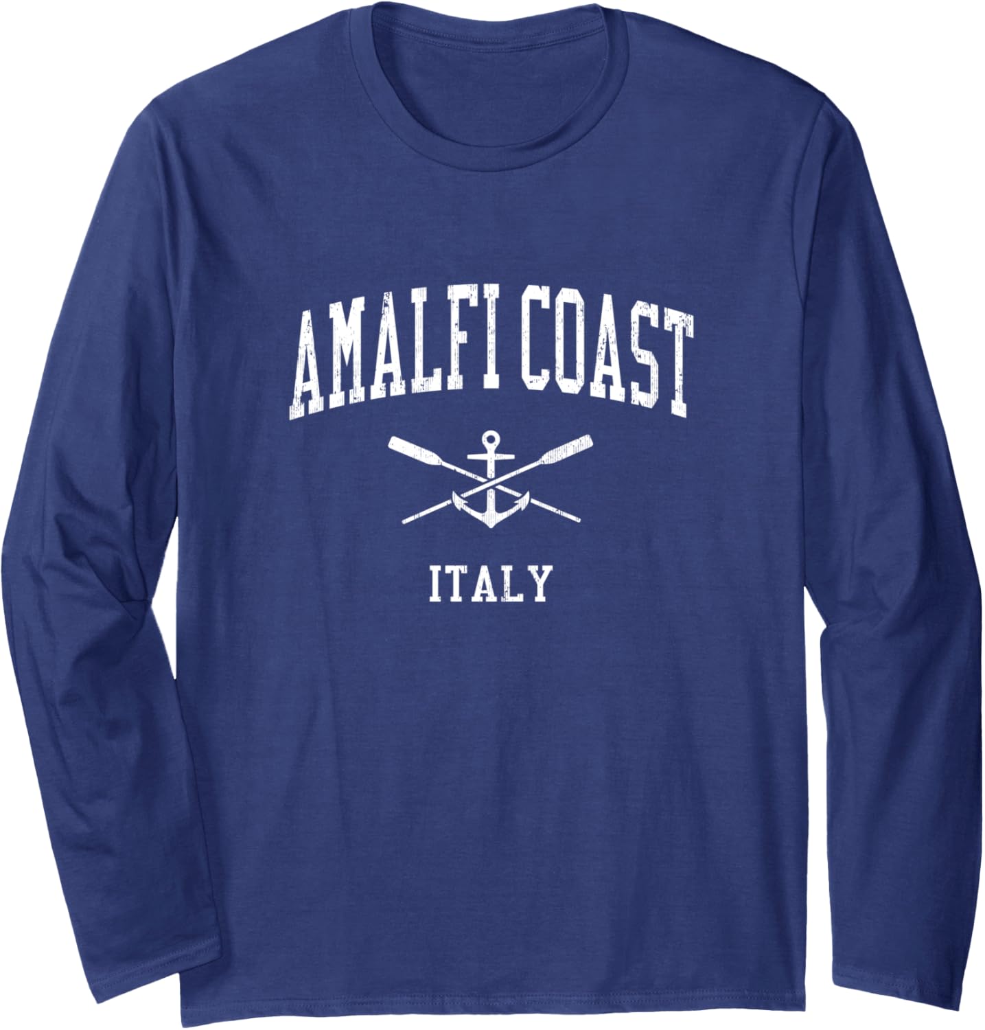 Amalfi Coast Vintage Crossed Oars Boat Anchor Sports