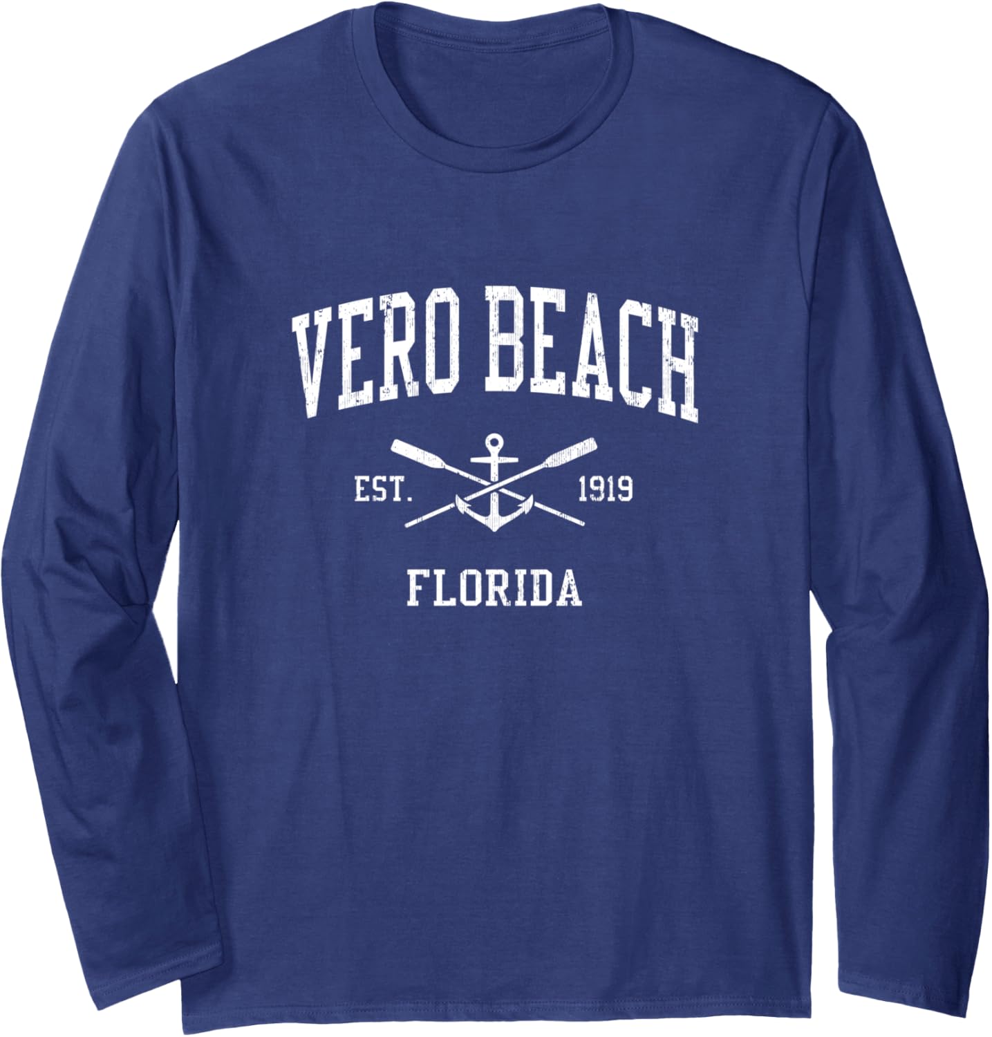 Vero Beach Fl Vintage Crossed Oars Boat Anchor