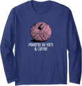 Funny Yarn and Coffee Saying Long Sleeve