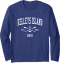 Kelleys Island Oh Vintage Crossed Oars Boat Anchor