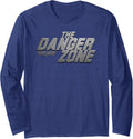 Top Gun Metallic Danger Zone Action Movie Long Sleeve