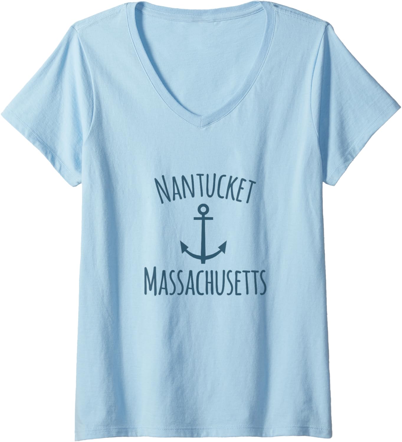 Womens Nantucket Massachusetts Sailing Boating Boat Anchor Nautical