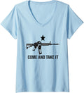 Womens Gun Rights Supporter Ar 15 Come Take It 2A Gun Lovers