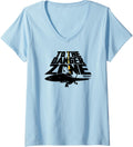 Womens Top Gun To Danger Zone Action Movie V Neck