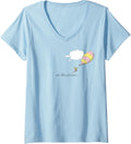 Womens Dr. Seuss Oh the Places You'll Go "Oh, the Places.." Balloon V-Neck