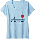 Womens Cocoa Florida Sunset Sailboat Sunrise Summer Ocean