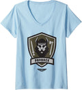 Womens Top Gun Payback Logo V Neck