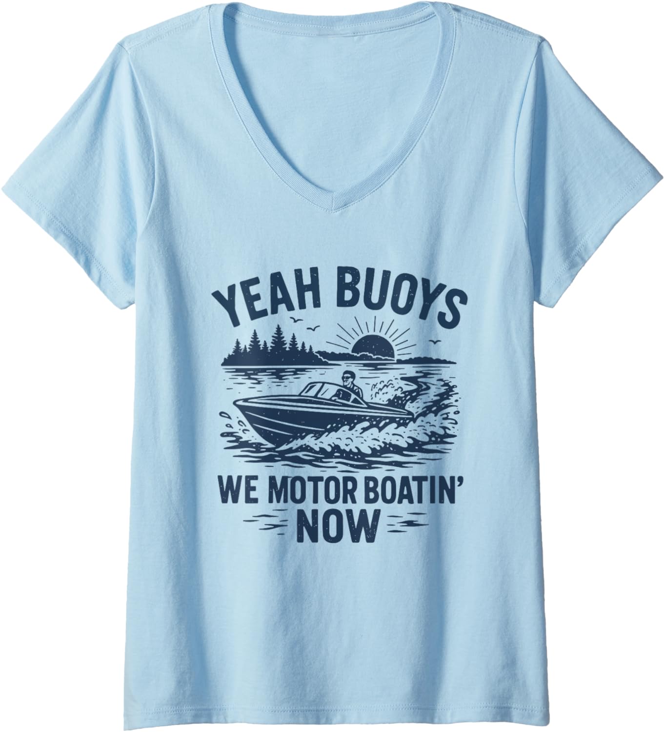 Womens Funny Boating Motor Boat Captain Motor Boating