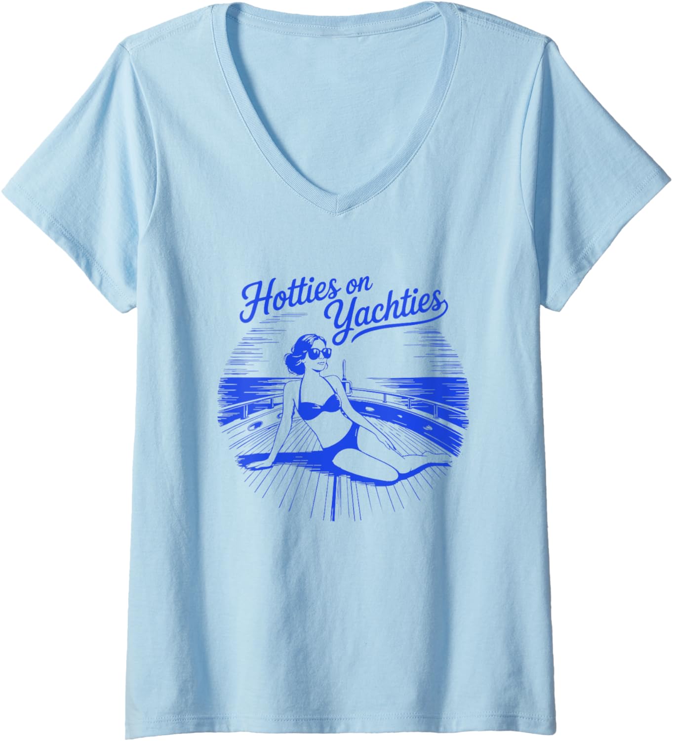 Womens Funny Sailing Hotties On Yachts Women S