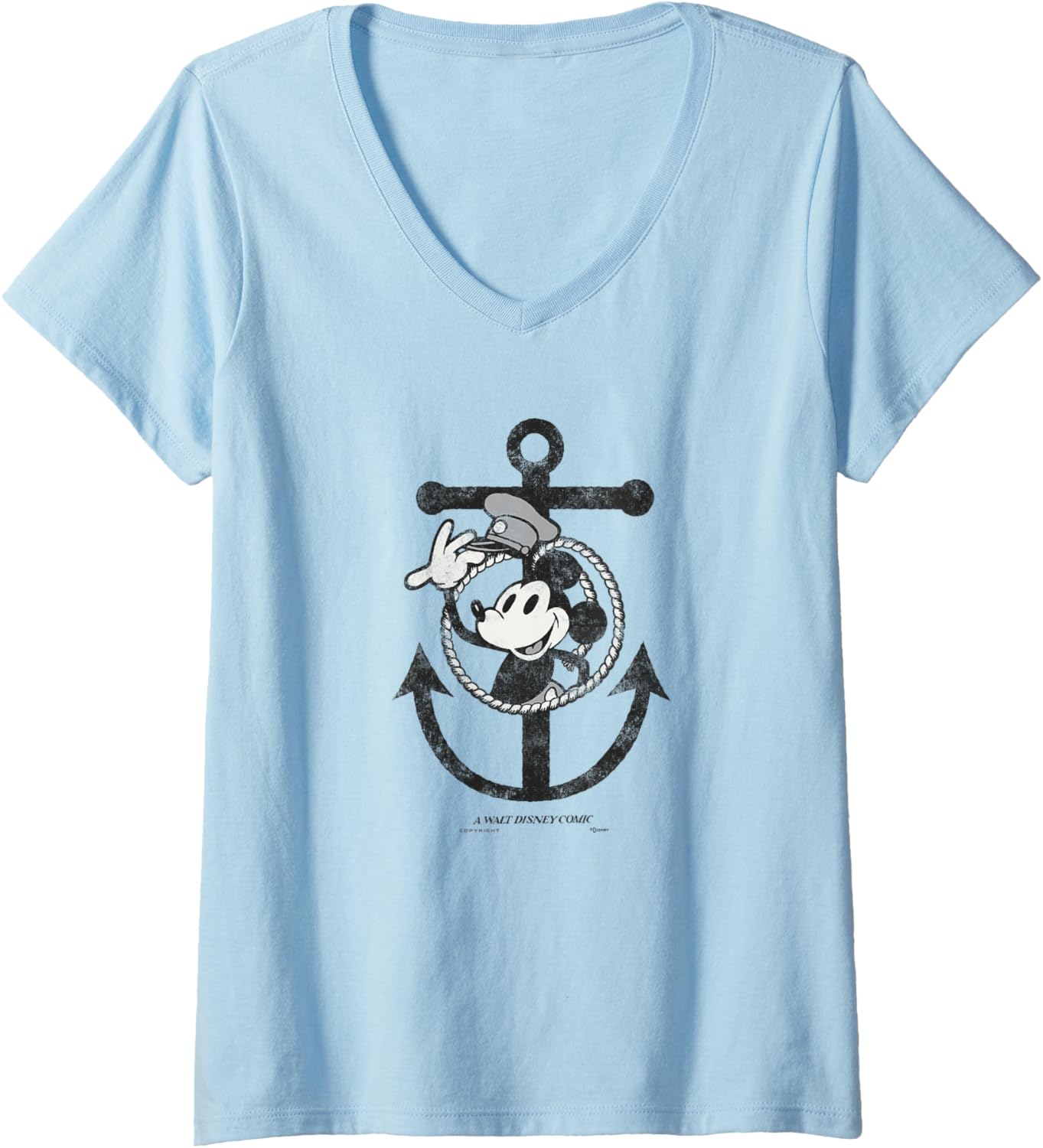 Womens 100 Mouse Steamboat Willie Anchor D100 V