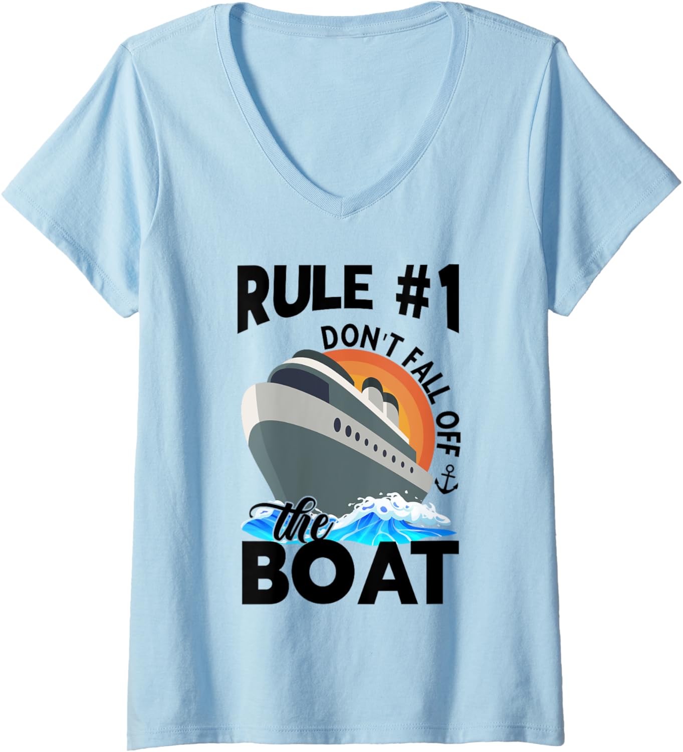 Womens Rule 1 Don Fall Off Boat Cruising