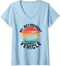 Womens My Retirement Vehicle Funny Pontoon Boat Owner