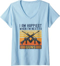Womens I Like Guns Funny Firearm 2Nd Amendment Gun Lover Gun Owner