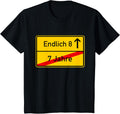 Kids Endlich 8 Place Sign Gift 8th Birthday