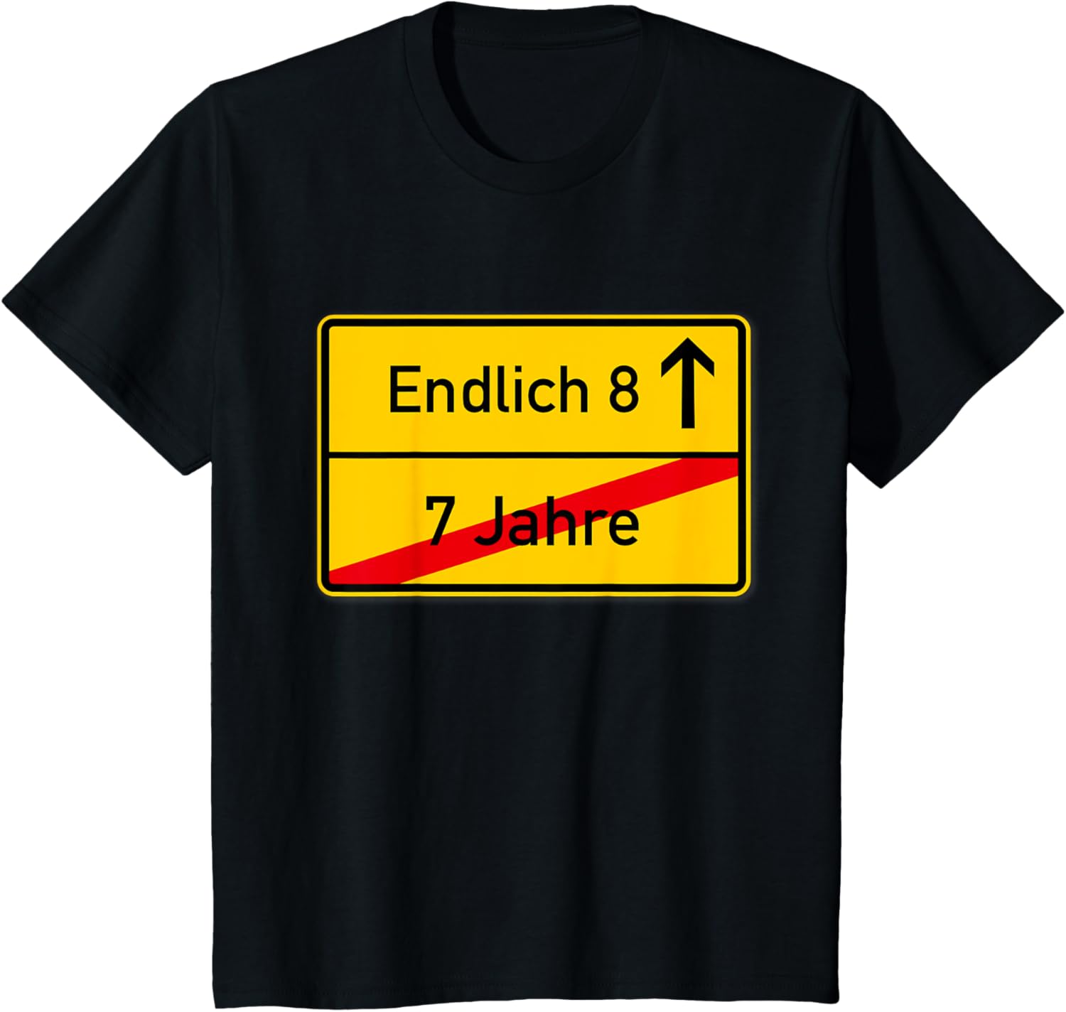 Kids Endlich 8 Place Sign Gift 8th Birthday