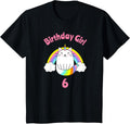 Kids 6th Birthday Shirt Girl Caticorn Sixth Cat Six Outfit