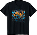 Kids Nerf Neon Graphic Retro Pixel Logo