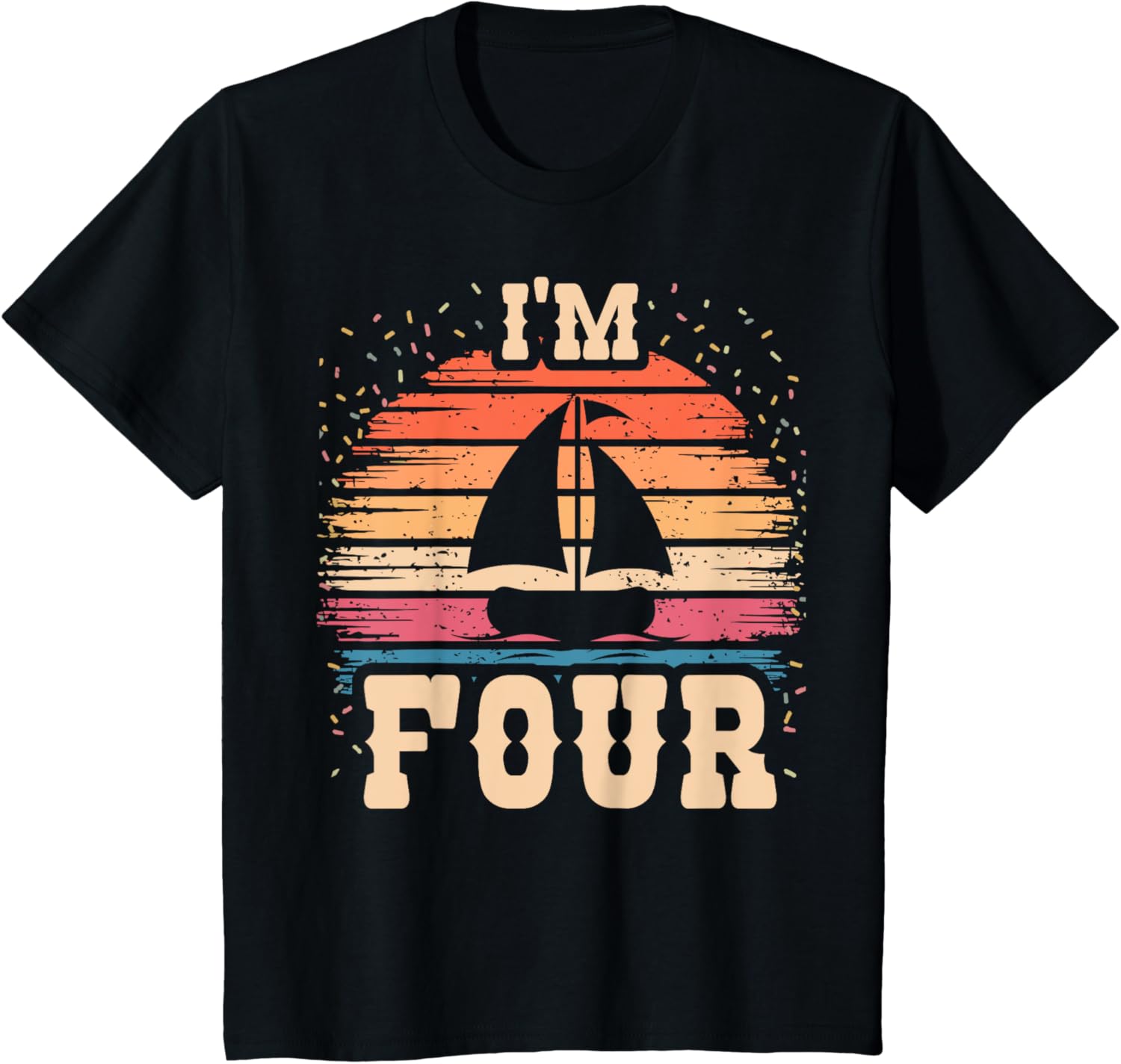 Kids Sailing 4 Year Old Birthday Boy Girl