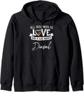 Cute Dog Named Diesel Women Men Zip Hoodie