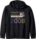 14 Year Old Girl Making The World Better Place Since 2008 Zip Hoodie