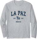 La Paz Mexico Vintage Sports Navy Boat Anchor