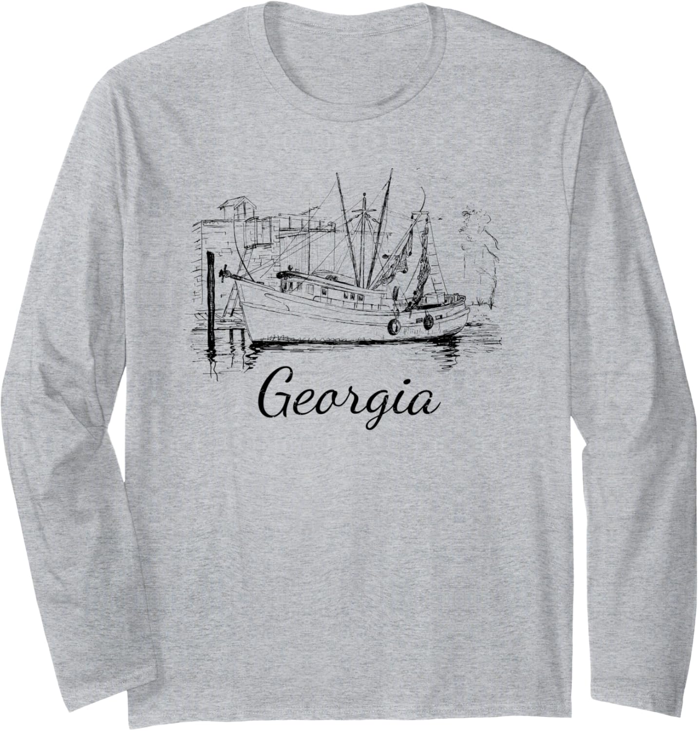Georgia Shrimp Boat Long Sleeve