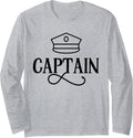 Captain Boat Owner Lover Skipper Ship Long Sleeve
