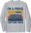 I M A Proud Captain Papa Pontoon Boat