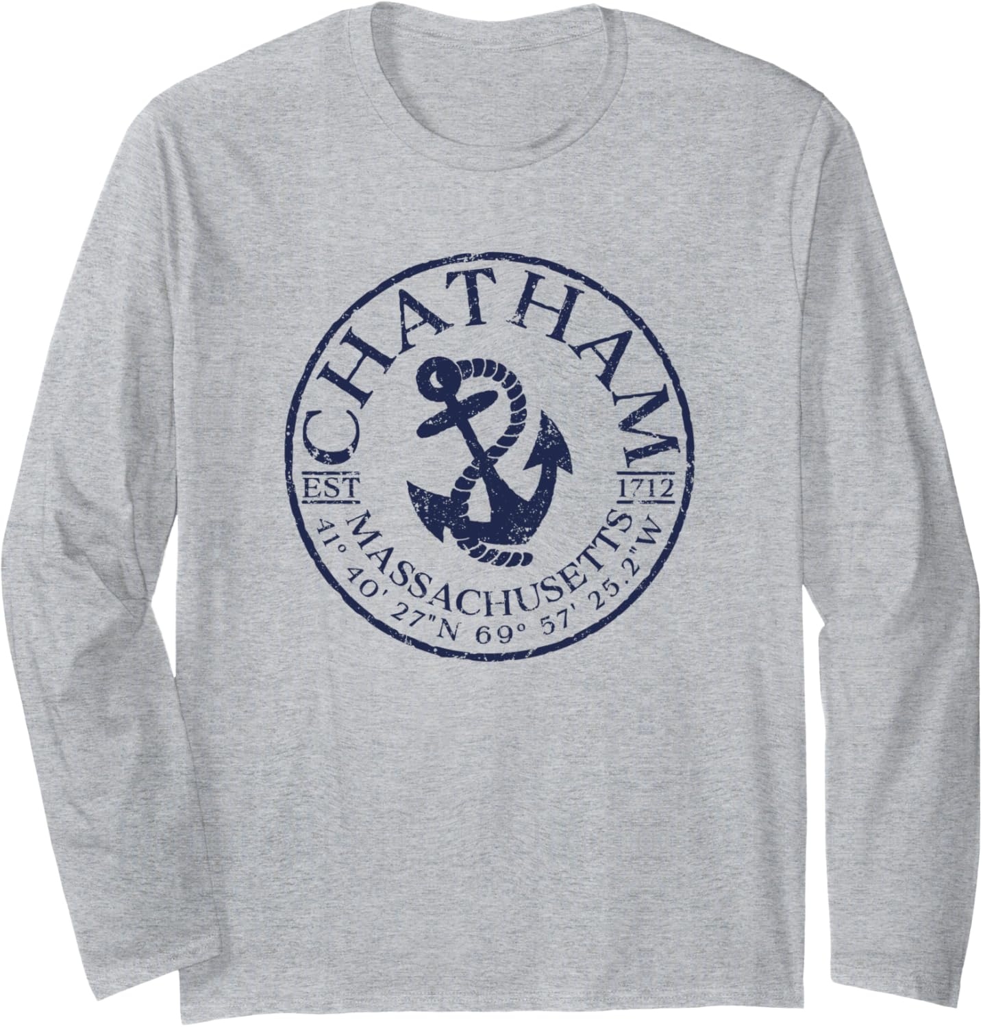 Chatham Massachusetts Nautical Boat Oar Long Sleeve