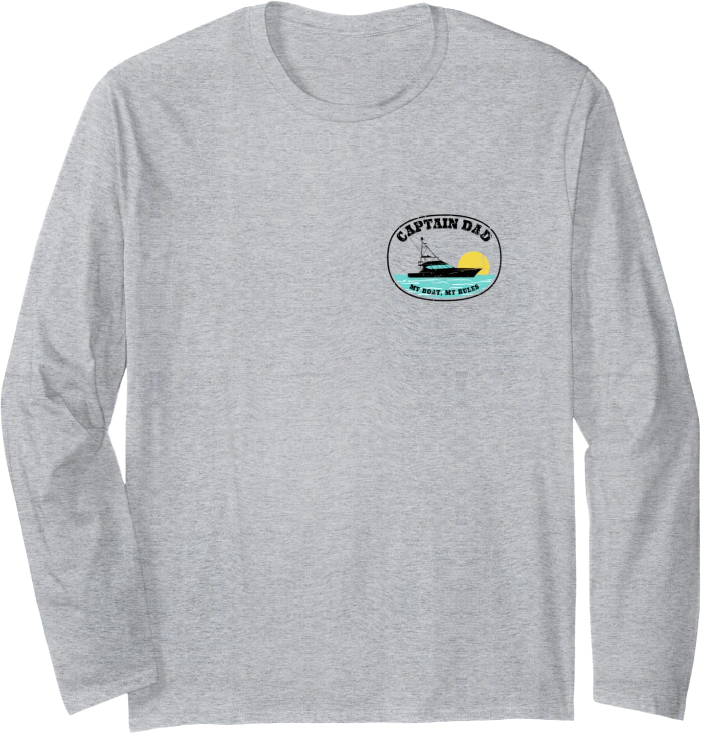 2 Sided Print Captain Dad My Boat My