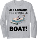 Pontoon Boat All Aboard Struggle Boat Struggle Long