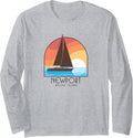 Newport Rhode Island Ri Sailboat Long Sleeve