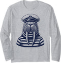 Walruss Captain Maritime Sailor Sailing Boating Yacht Long