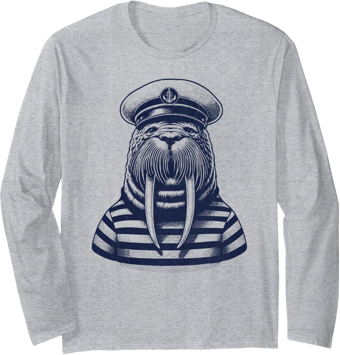 Walruss Captain Maritime Sailor Sailing Boating Yacht Long