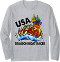 Dragon Boat Funny Usa Dragon Boat Racer Long