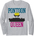 Pontoon Queen Captain Funny Pontooning Boat Boating Long