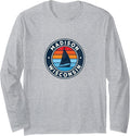 Madison Wisconsin Wi Vintage Sailboat Retro 70S Long