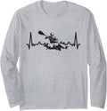 Heartbeat Rafting Boating Mountains Whitewater Boating Long Sleeve