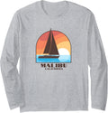 Malibu California Ca Sailboat Long Sleeve