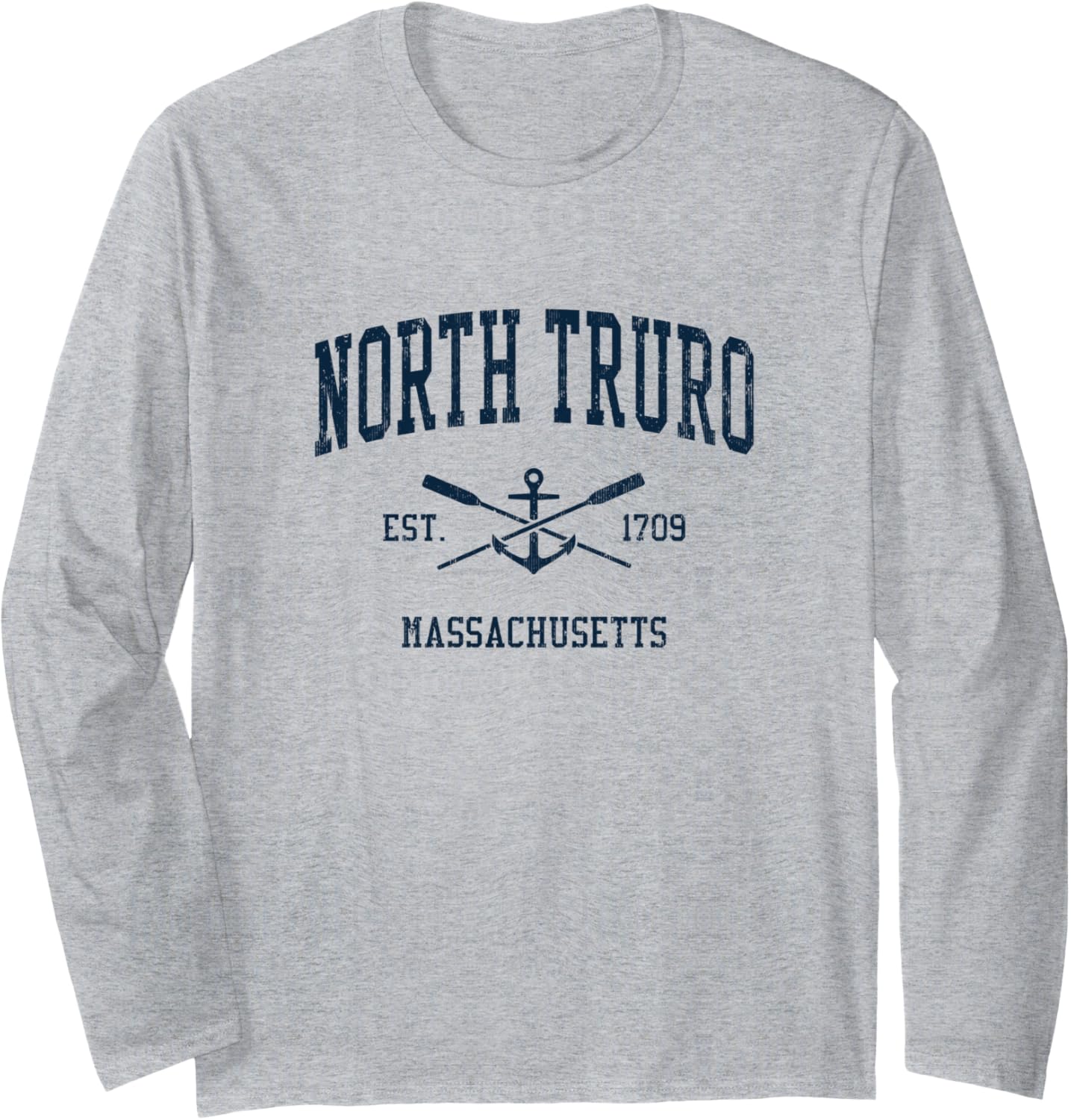 North Truro Ma Vintage Navy Crossed Oars Boat