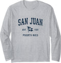 San Juan Pr Vintage Sports Navy Boat Anchor
