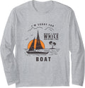 Funny Boating Docking Design Long Sleeve