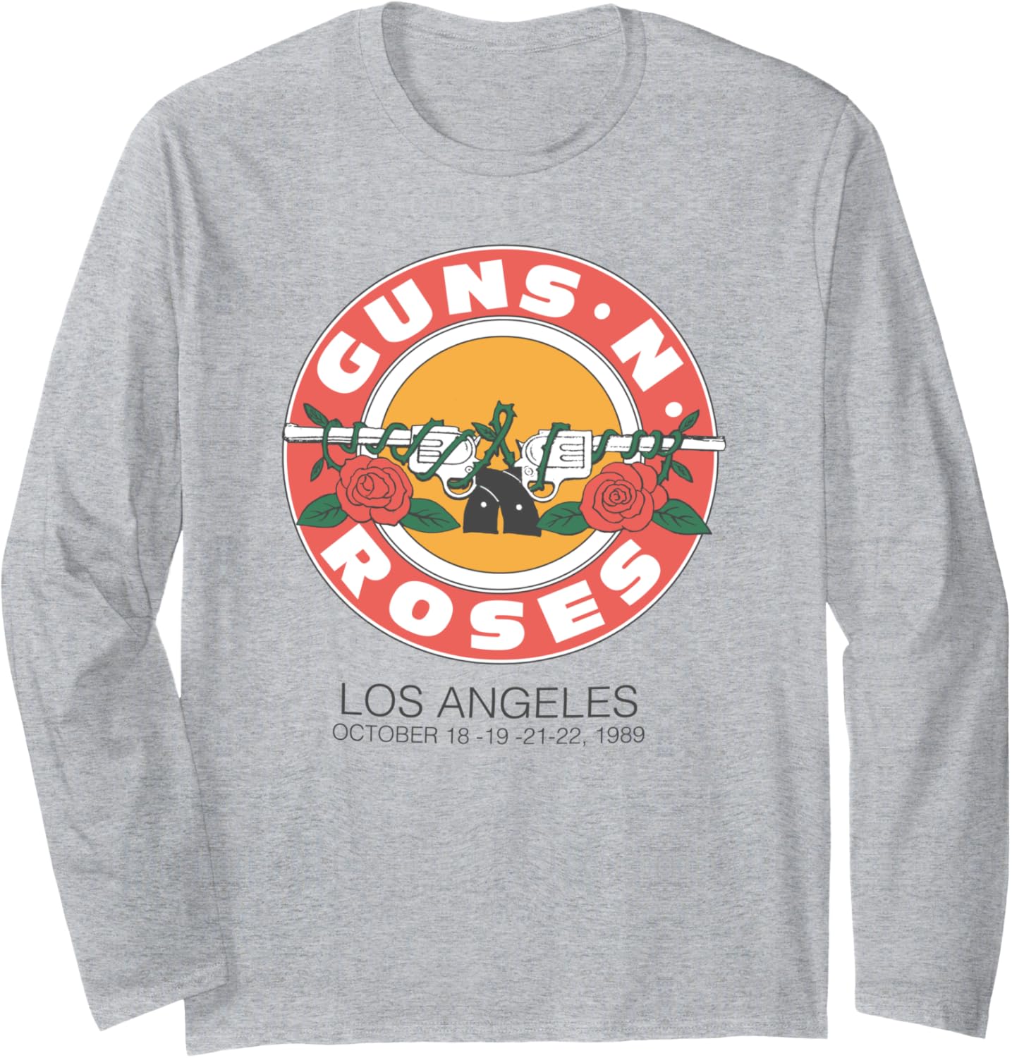 Official Guns N U2019 Roses 1989 Bullet Seal La Long Sleeve