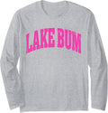 Lake Bum Hello Summer Trendy Preppy Vacation Boat