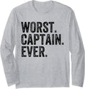 Worst Captain Funny Boating Boat Owner Long Sleeve