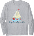 Big Manistique Lake Michigan Sailing Boating Sail Boat
