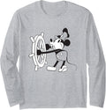 Steamboat Willie Vintage Big Chest Portrait Long Sleeve