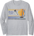Breaking Wind Funny Sailing Boat Sailboat Beach Vintage