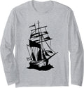 Sailing Line Drawing Sailboat Boating Pontooning Sailor Long