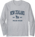 New Zealand Vintage Sports Navy Boat Anchor Flag